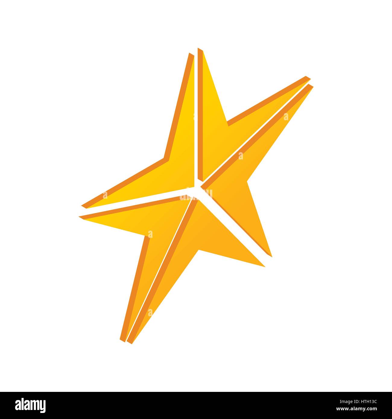 Gold star icon, isometric 3d style Stock Vector Image & Art - Alamy