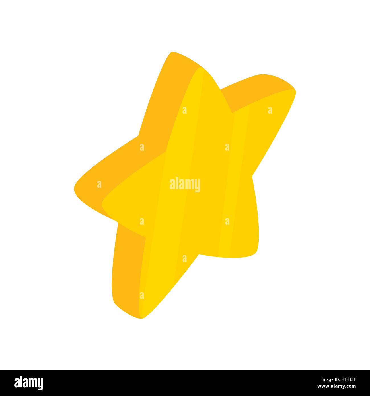 Gold star icon, isometric 3d style Stock Vector Image & Art - Alamy