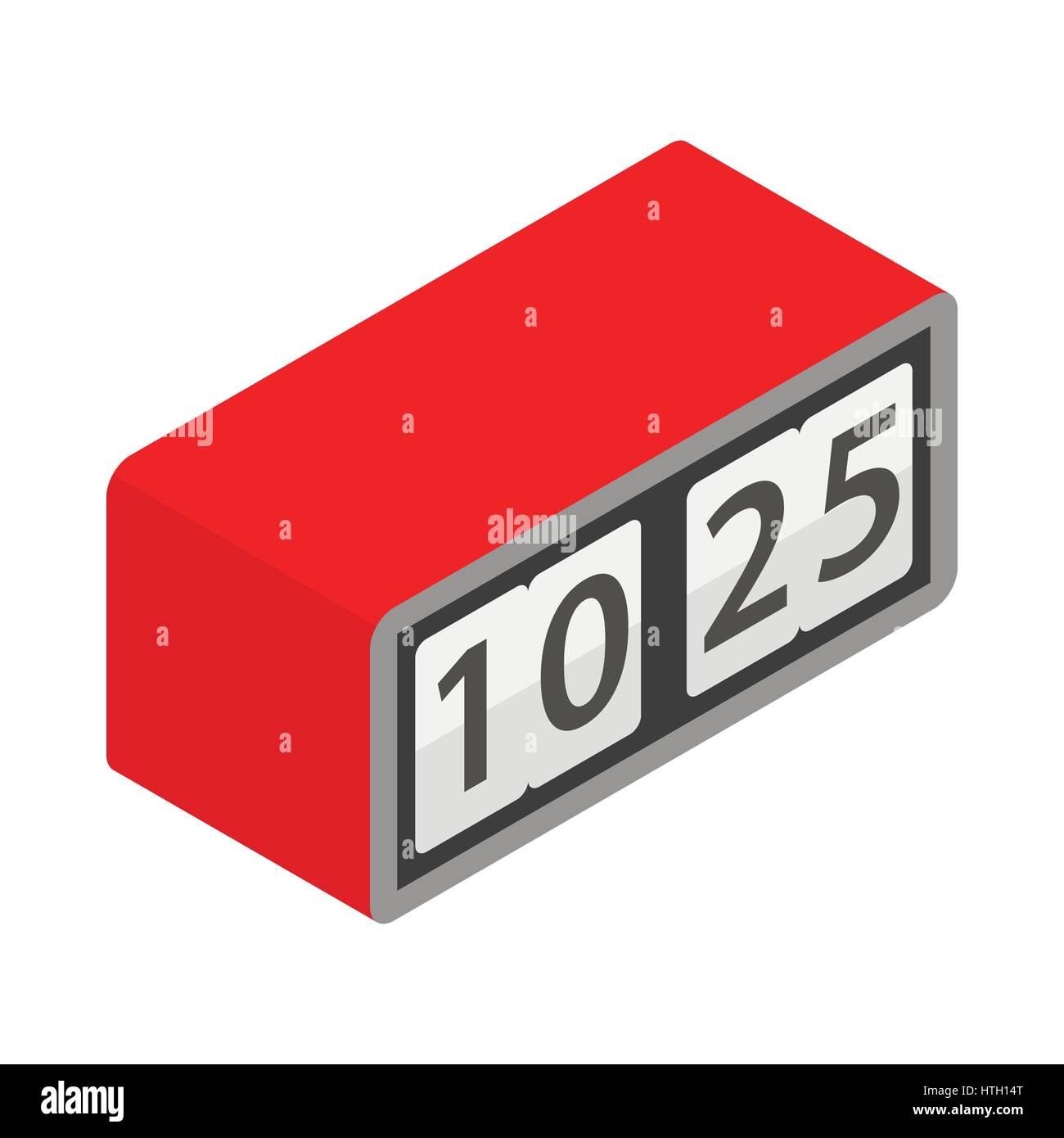 Digital table clock Stock Vector Image & Art - Alamy