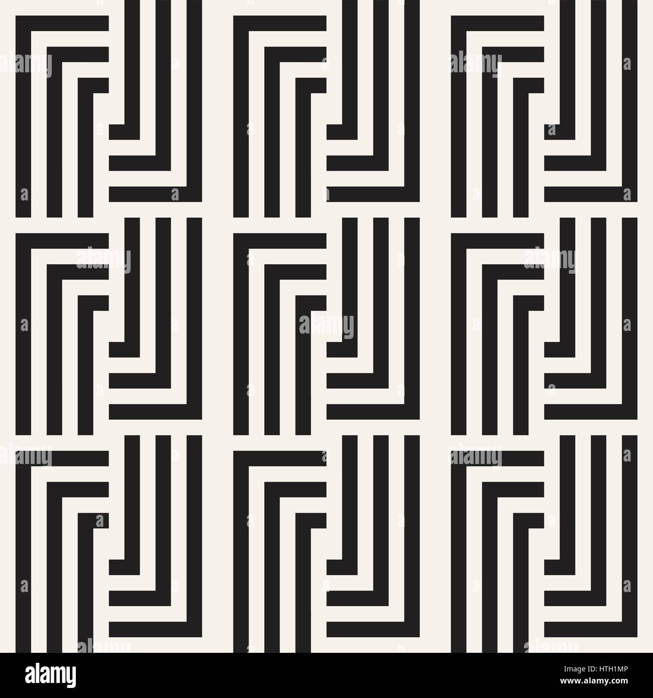 Seamless Vector Pattern. Abstract Geometric Background. Linear Grid ...