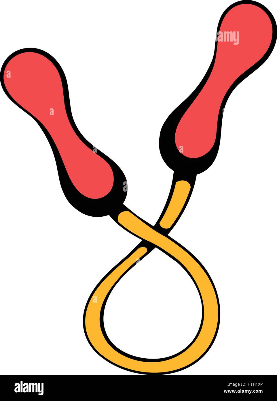 Skipping rope icon, icon cartoon Stock Vector