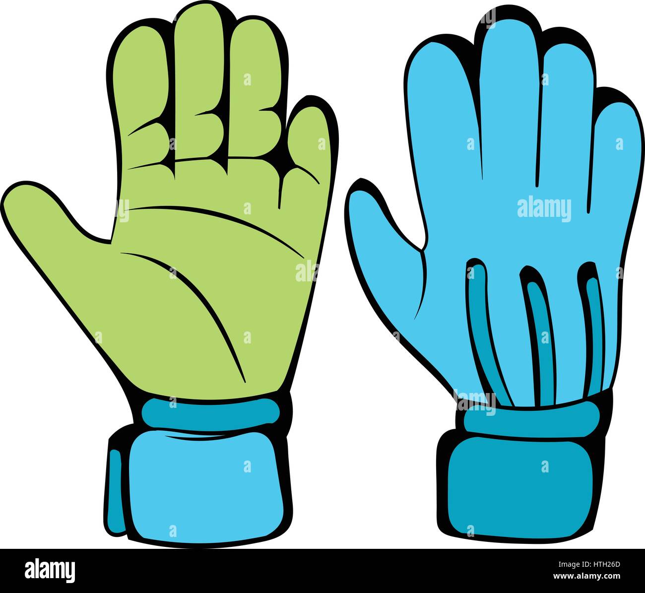 Protective soccer gloves icon, icon cartoon Stock Vector Image & Art