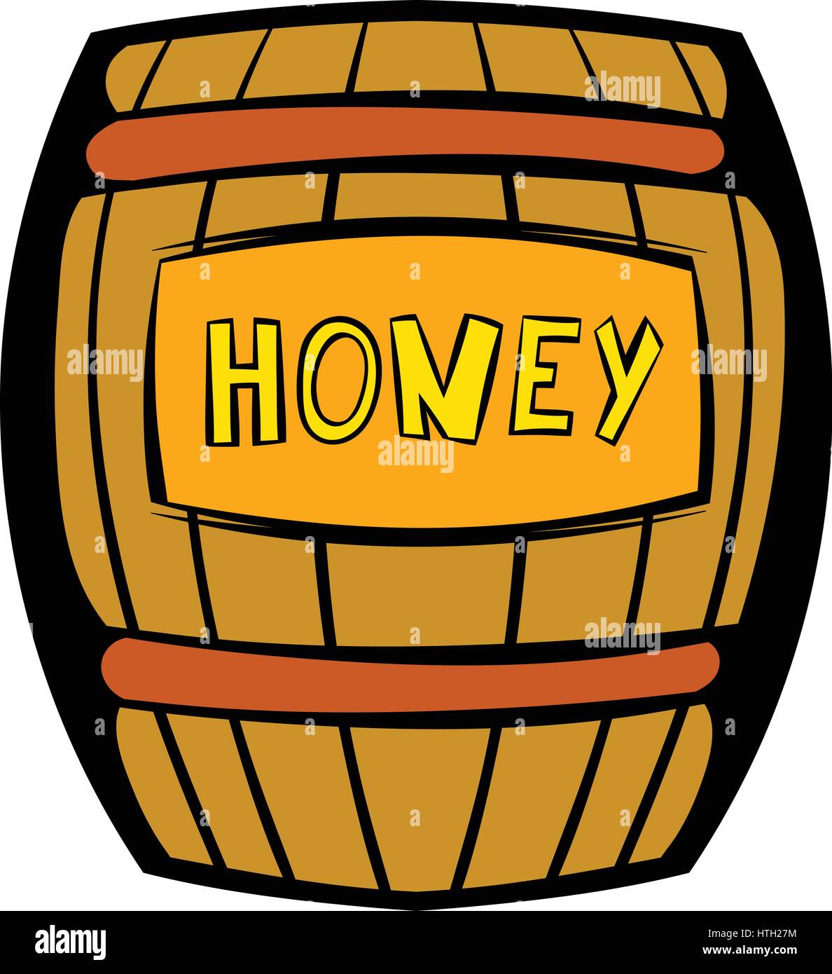 Barrel with honey icon, icon cartoon Stock Vector Image & Art Alamy