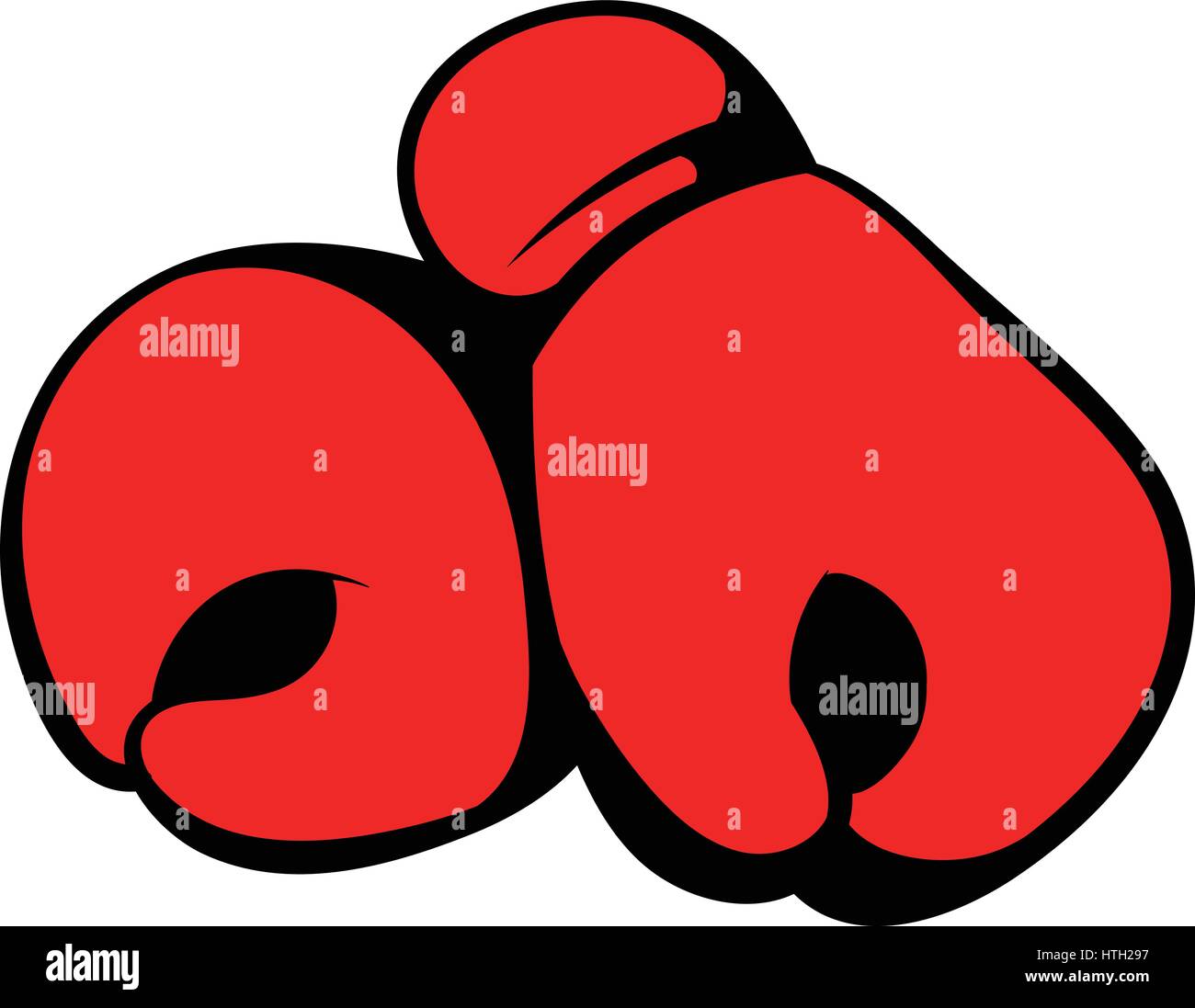 Red boxing gloves icon, icon cartoon Stock Vector Image & Art - Alamy
