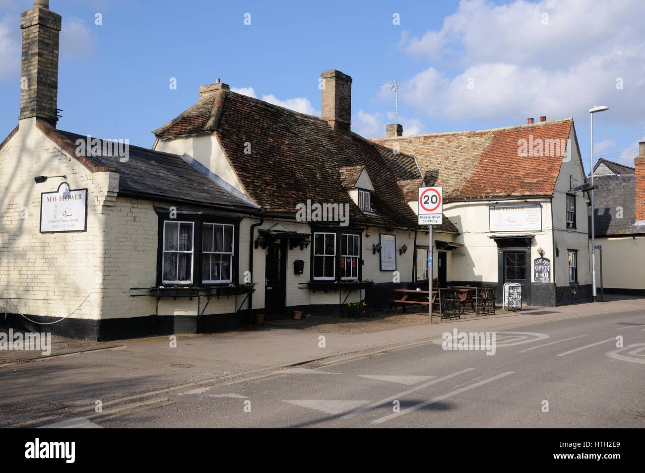 Mayflower Chinese Takeaway, Sawston, Cambridgeshire Stock Photo