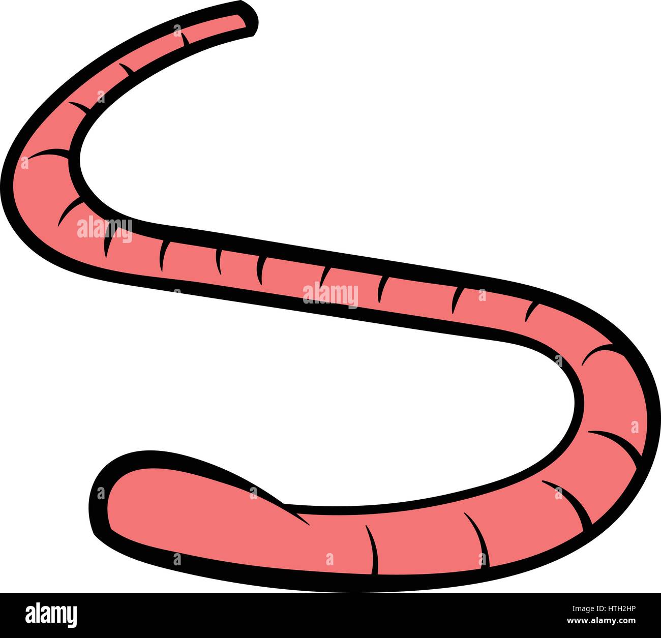 Earthworm icon, icon cartoon Stock Vector Image & Art - Alamy
