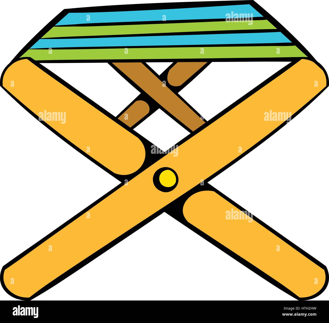 Folding chair icon, icon cartoon Stock Vector Image & Art - Alamy