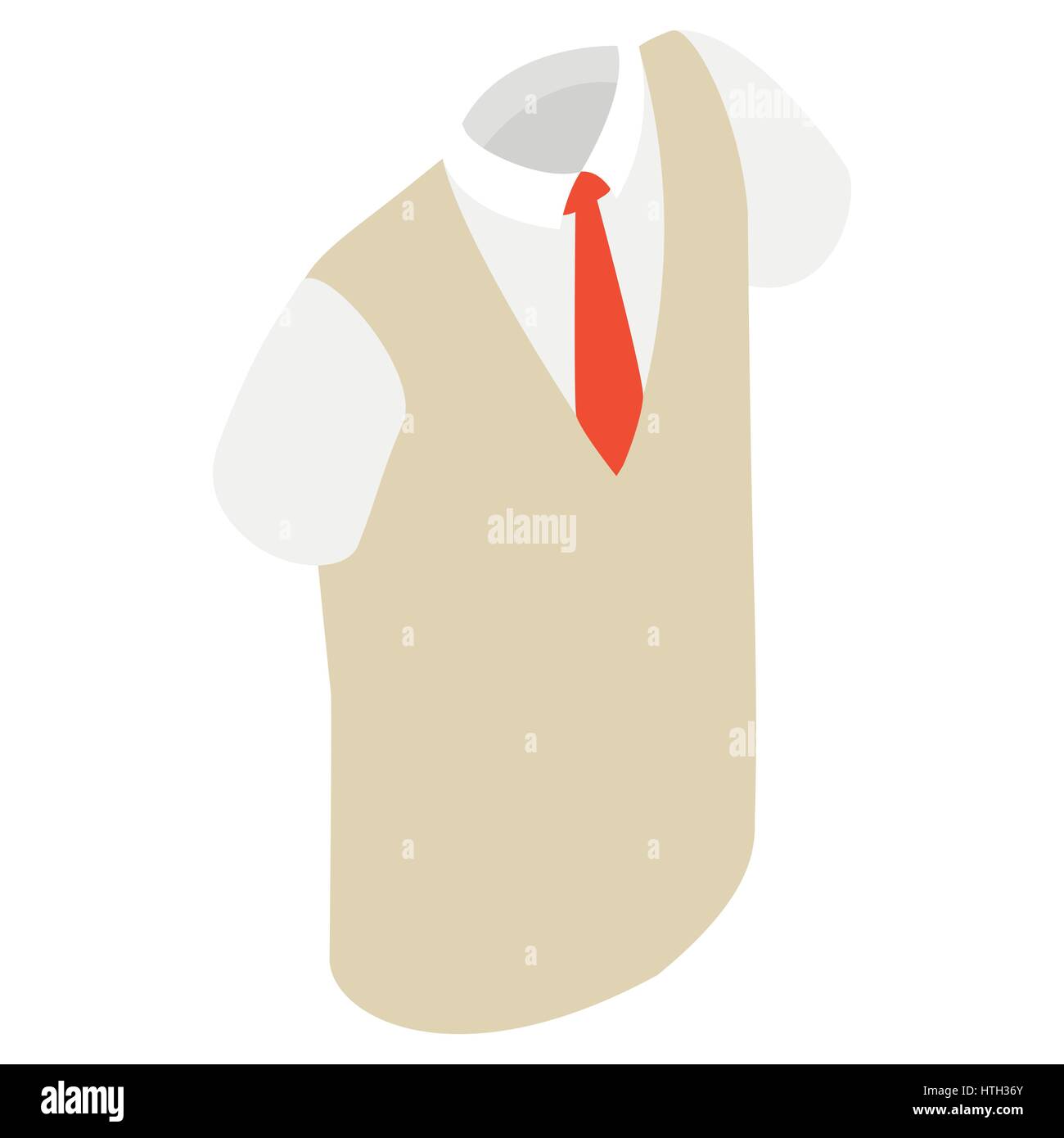 Jacket with white shirt and tie icon Stock Vector Image & Art - Alamy