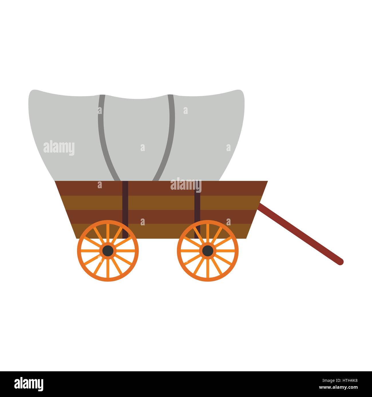 Western covered wagon icon Stock Vector Image & Art - Alamy