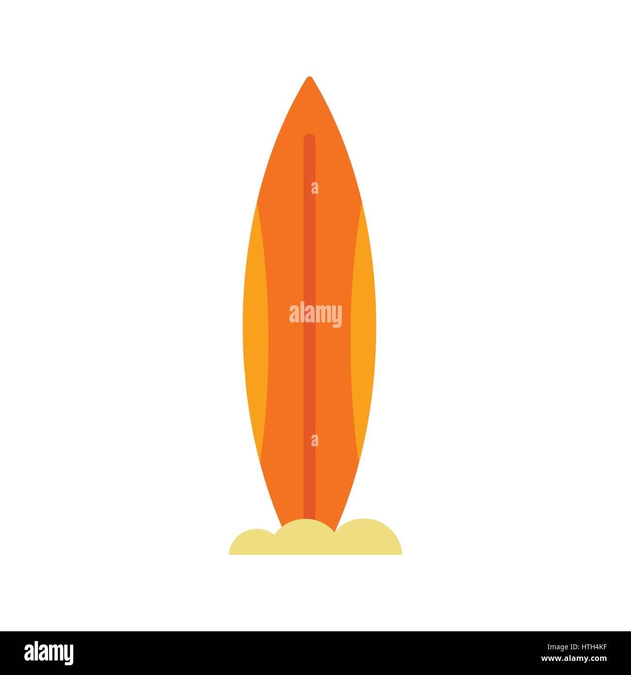 Surfboard icon flat Stock Vector Image & Art - Alamy