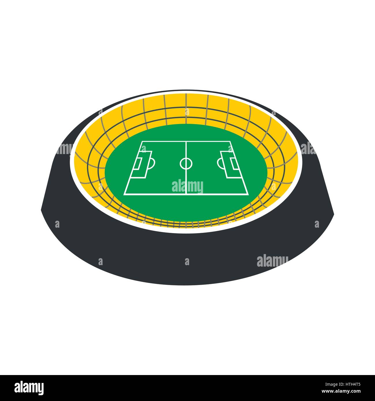 Football round stadium icon Stock Vector Image & Art Alamy