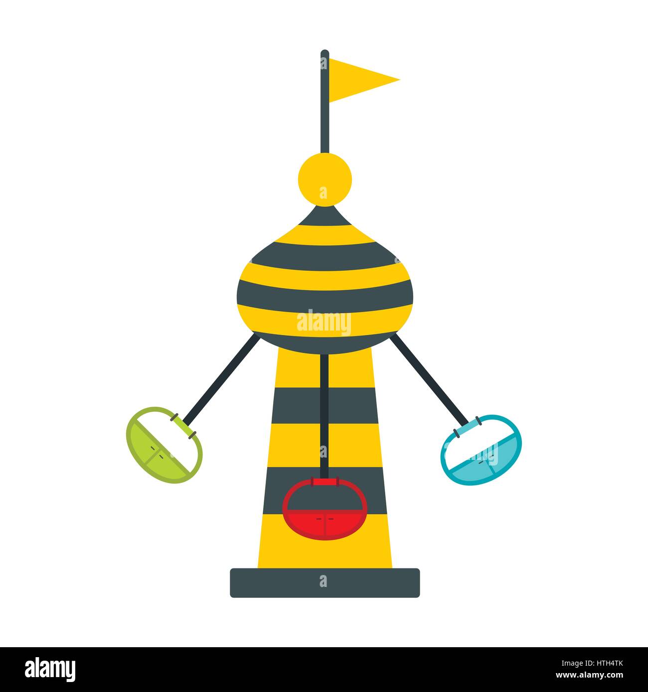 Swinging ride icon Stock Vector Image & Art - Alamy