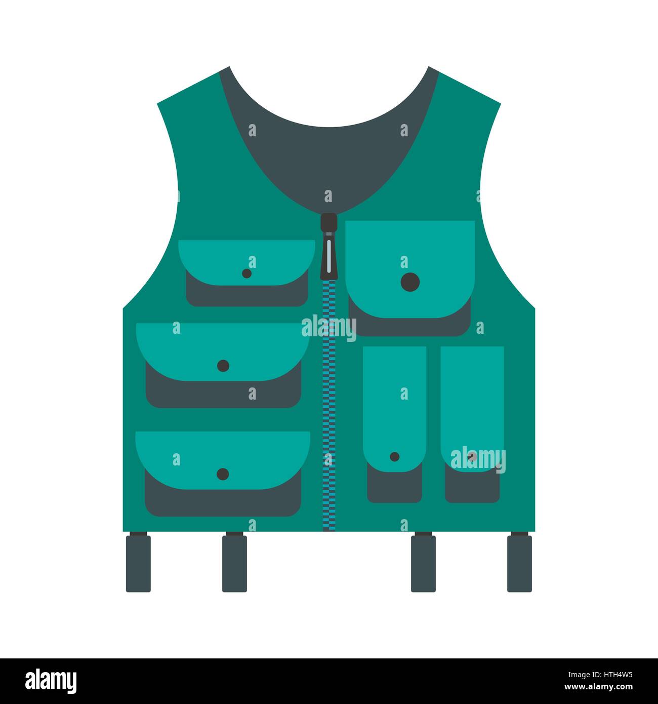 Hunter vest icon Stock Vector Image & Art - Alamy