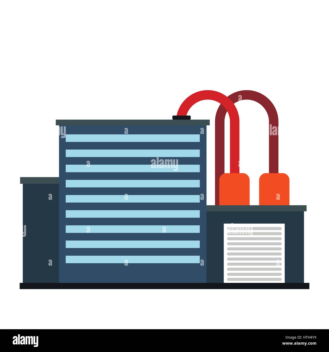 Oil refinery or chemical plant icon Stock Vector Image & Art - Alamy