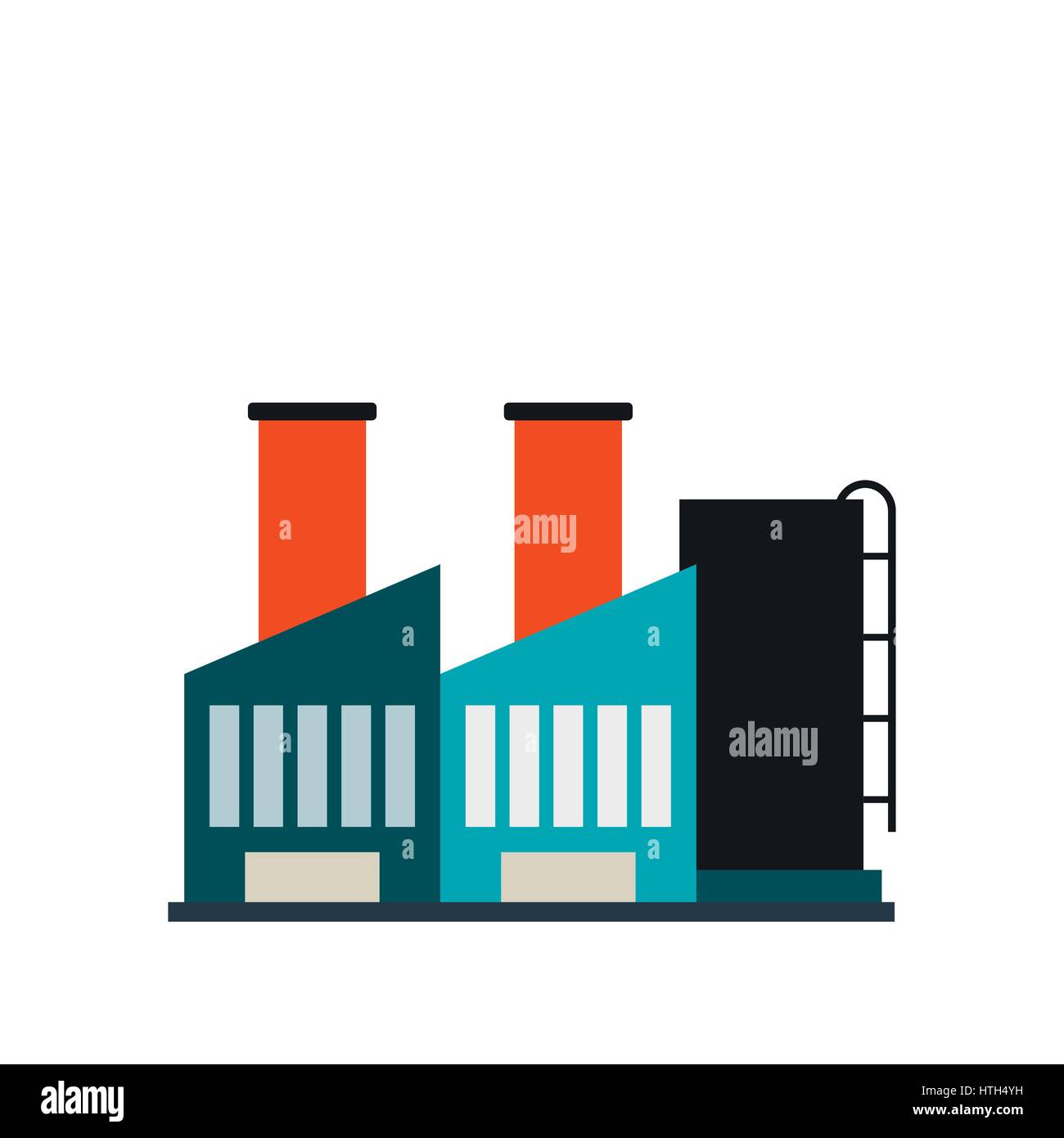 Plant industrial building icon Stock Vector Image & Art - Alamy