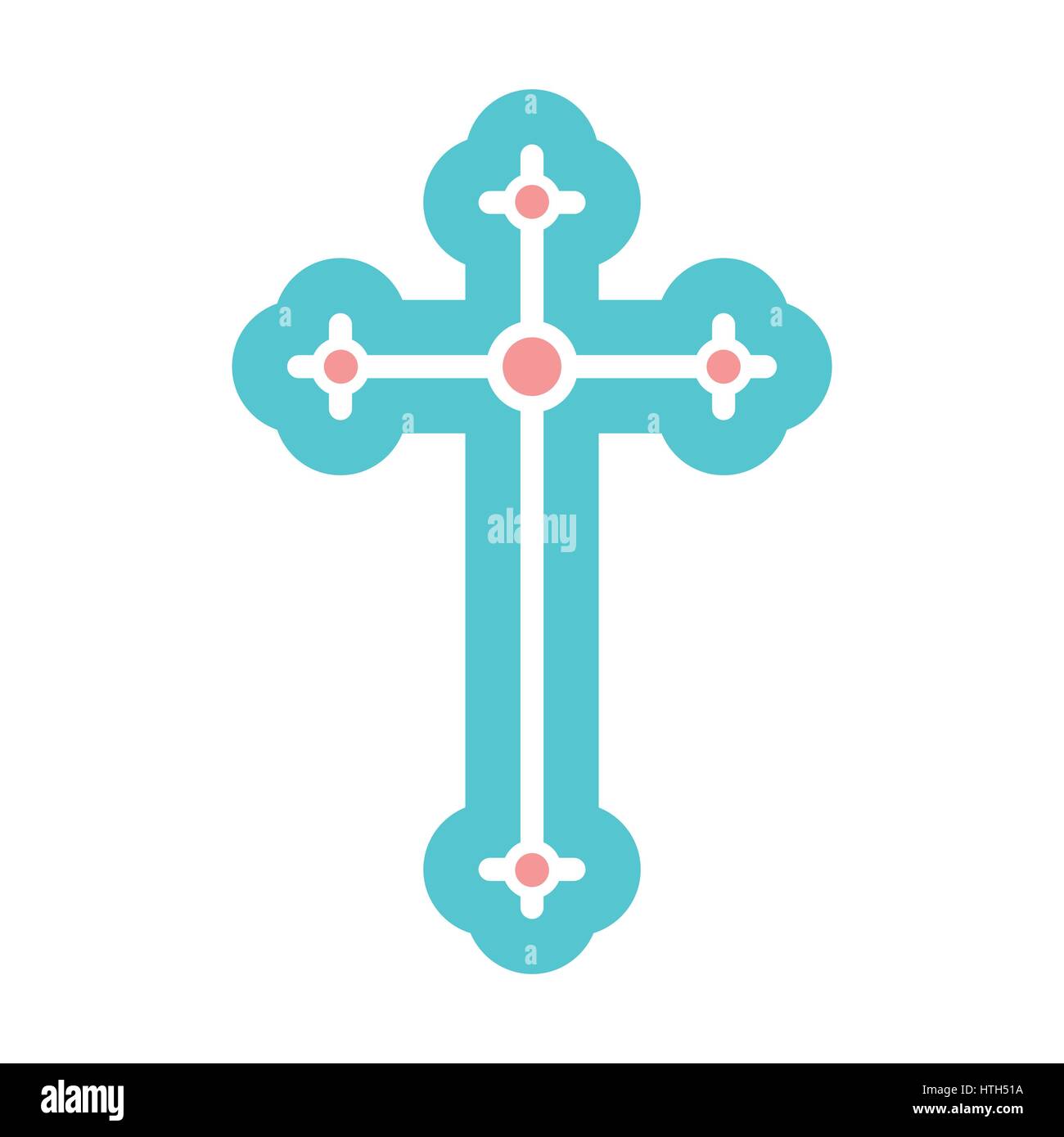 Religious symbol of crucifix icon Stock Vector Image & Art Alamy