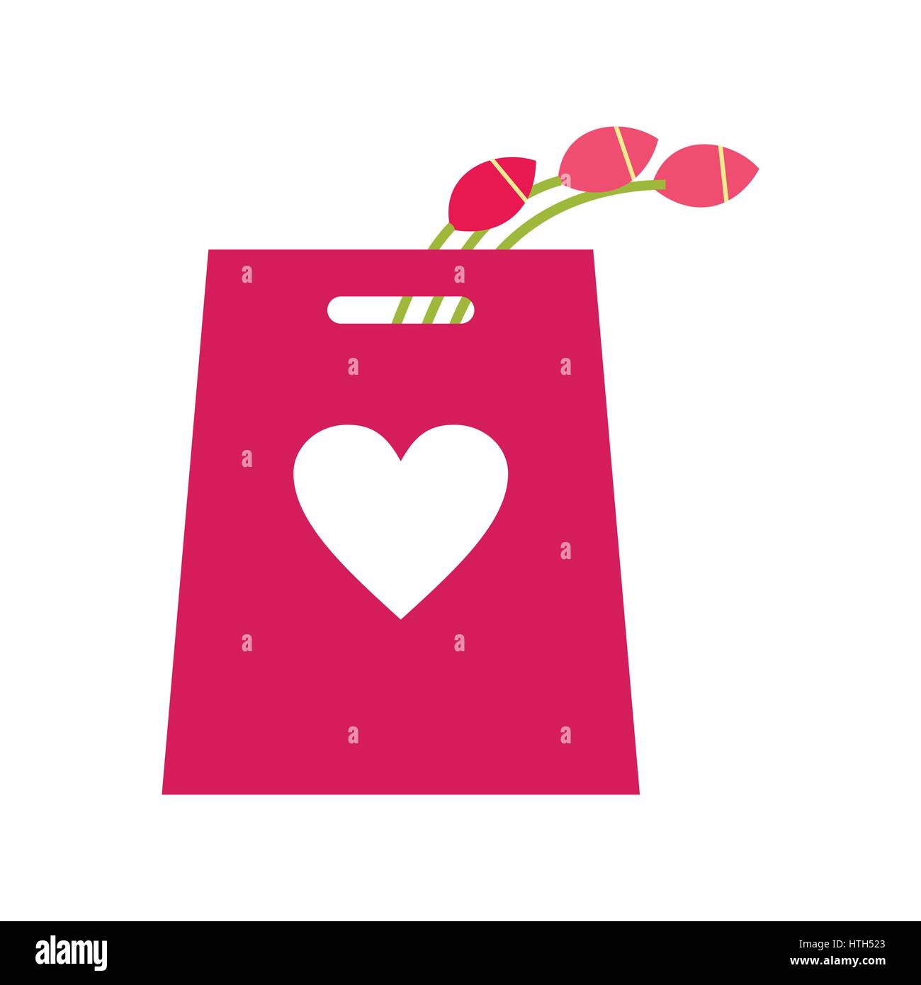 shopping bolsa icon pink