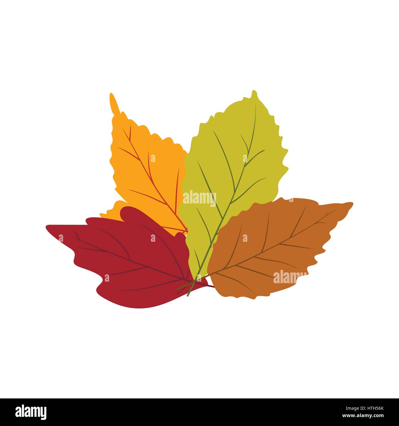 Autumn leaves icon Stock Vector Image & Art - Alamy
