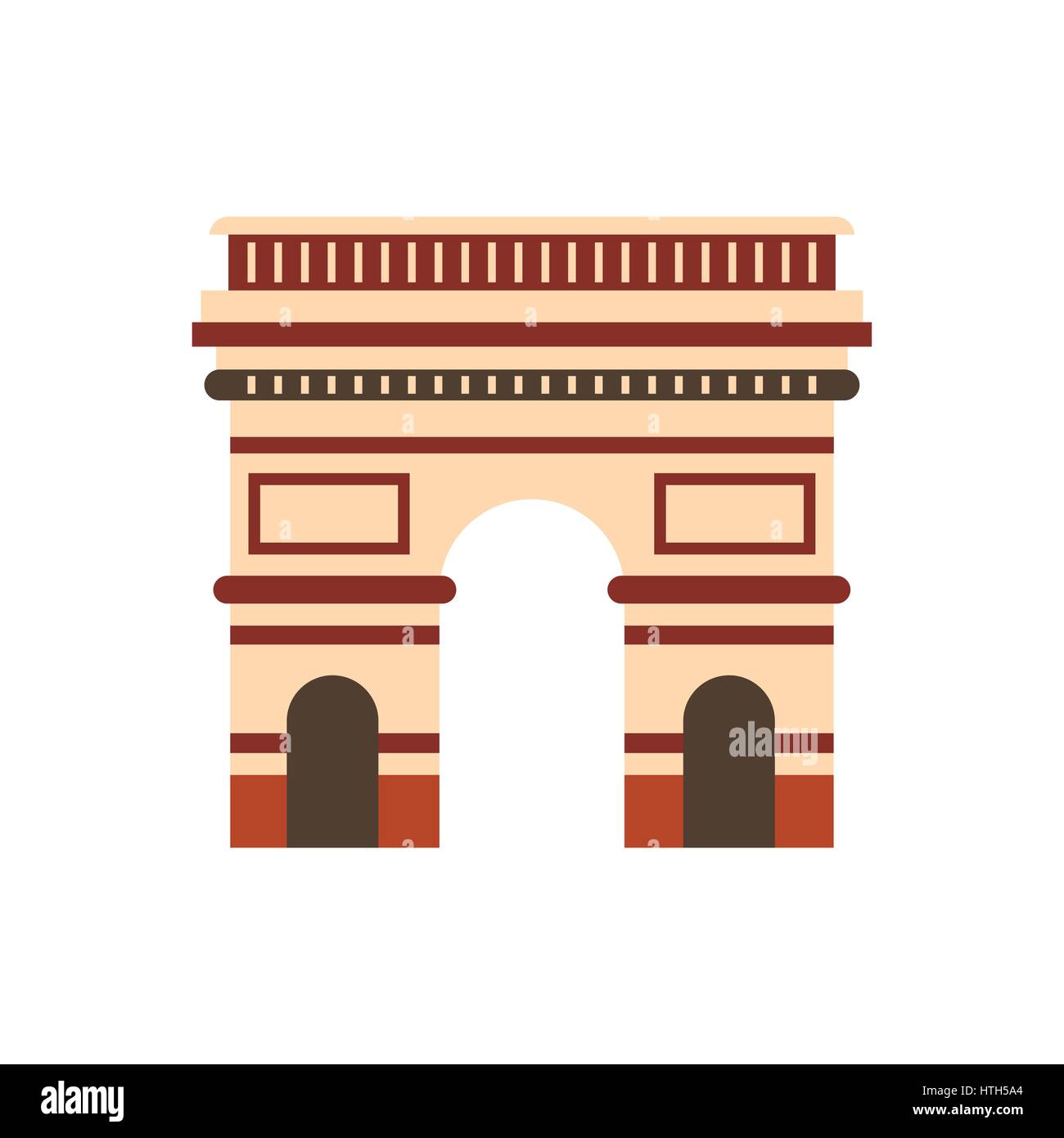Triumphal arch icon, flat style Stock Vector Image & Art - Alamy