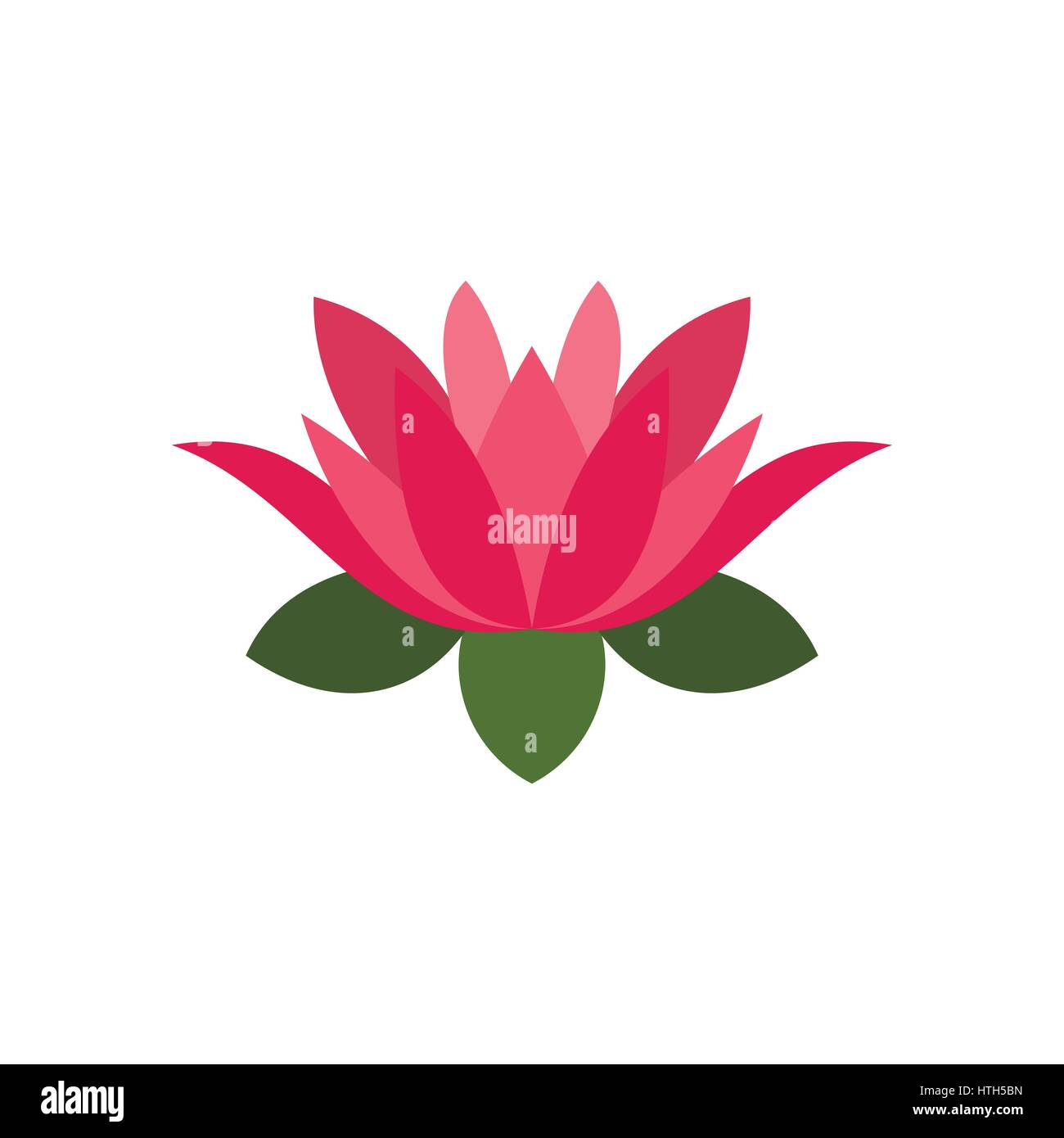 lotus flower icon, flat style Stock Vector Image & Art - Alamy