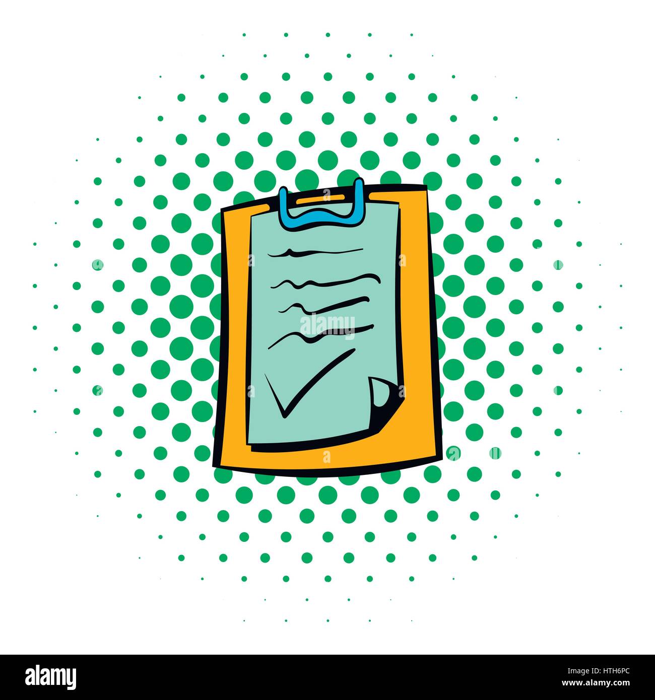 Contract icon, comics style Stock Vector Image & Art - Alamy