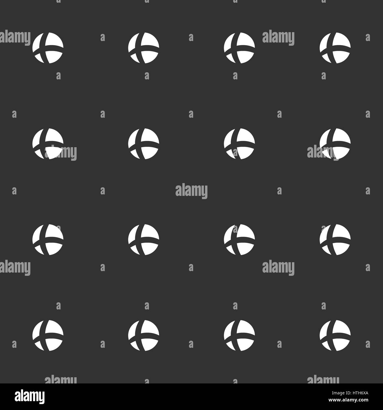 Circles seamless pattern on a black background Stock Vector Image & Art ...