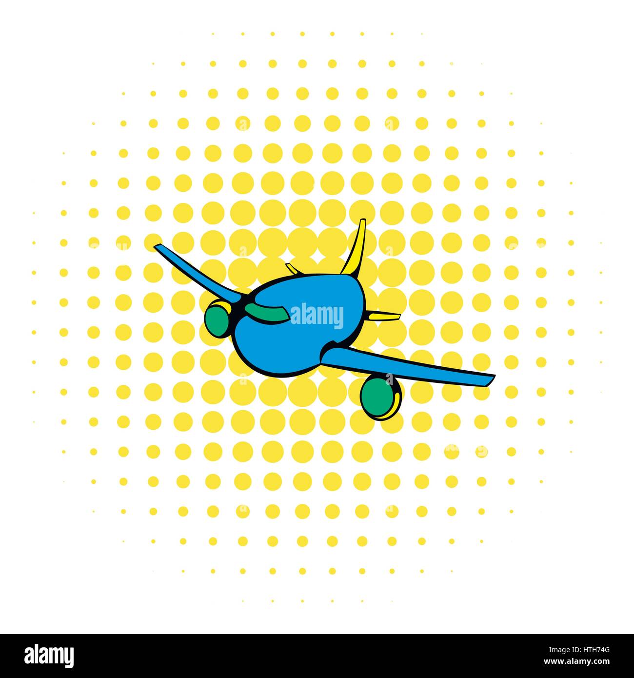 Aircraft icon, comics style Stock Vector Image & Art - Alamy