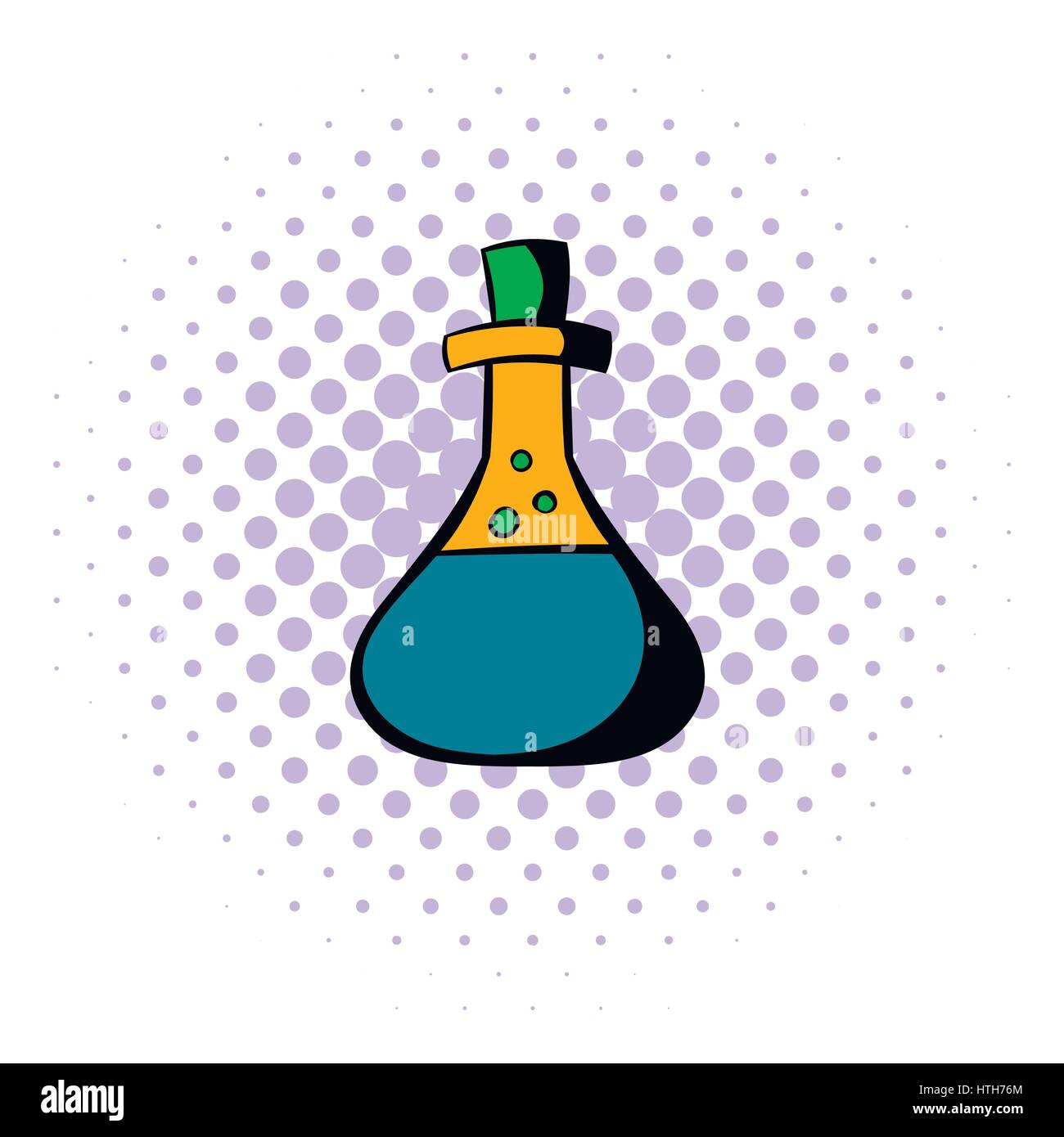 Conical flask test tube oil Cut Out Stock Images & Pictures - Alamy