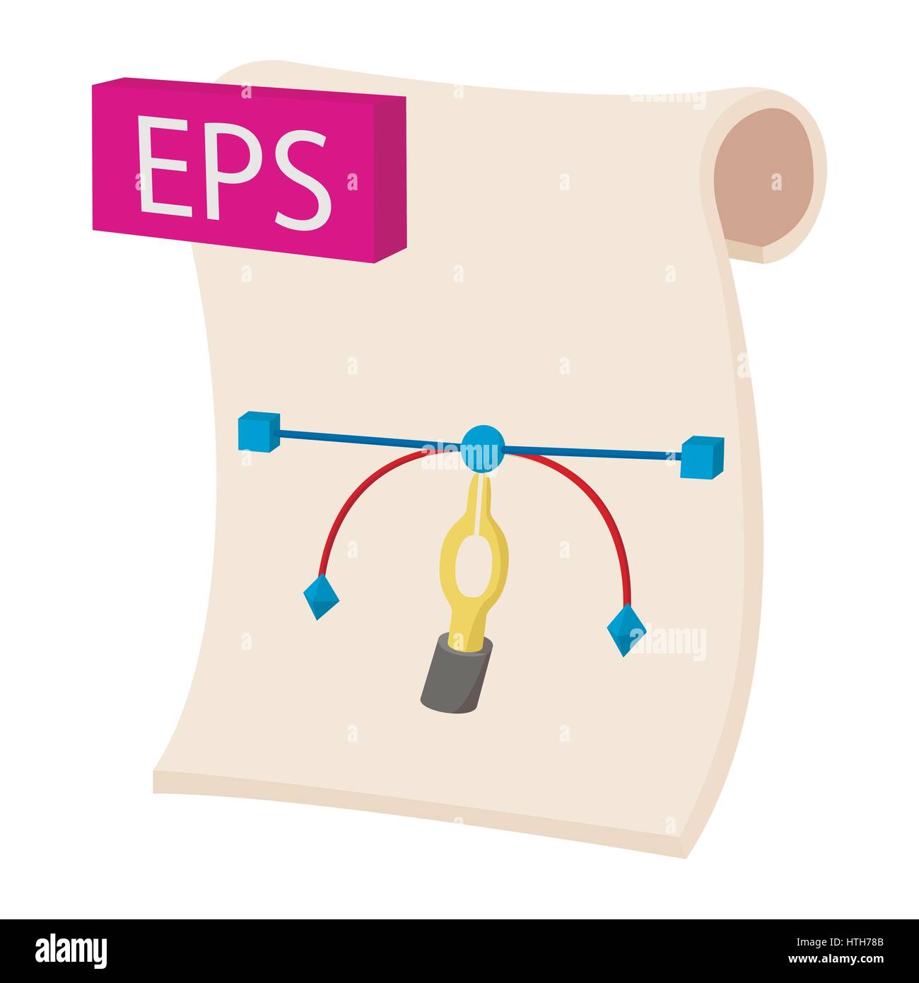 EPS icon, cartoon style Stock Vector Image & Art - Alamy