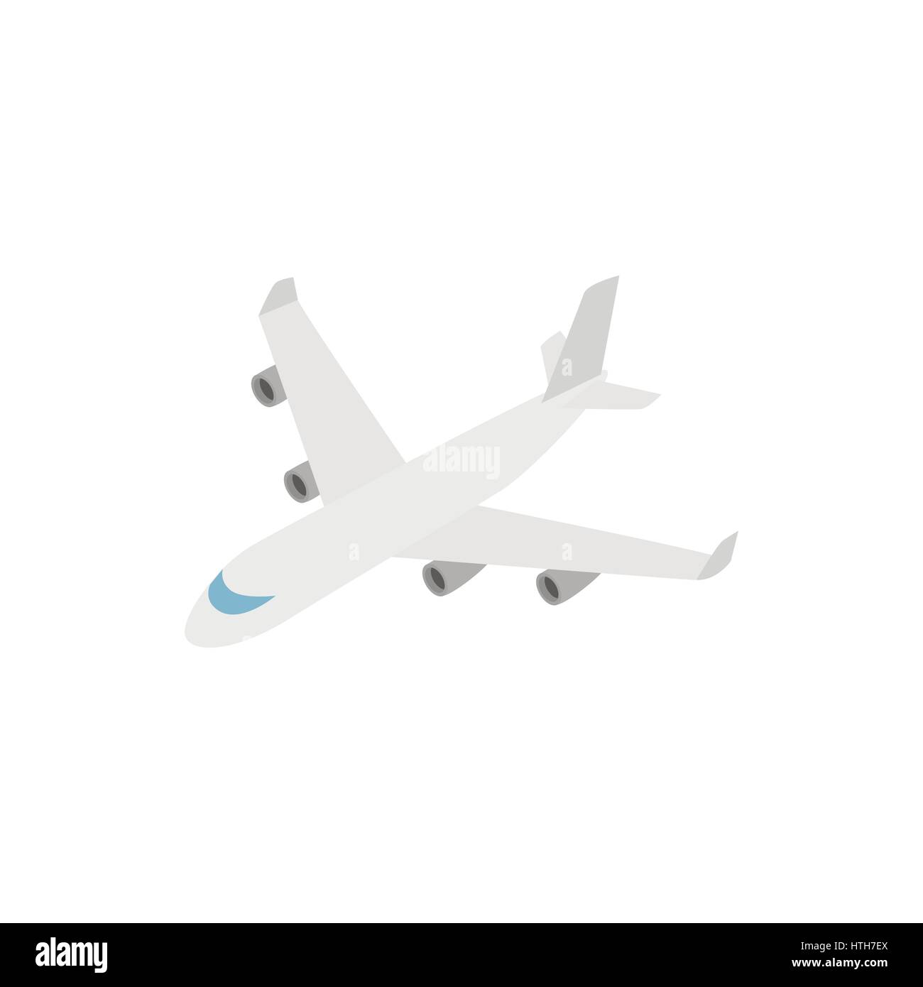 Cargo plane icon, isometric 3d style Stock Vector