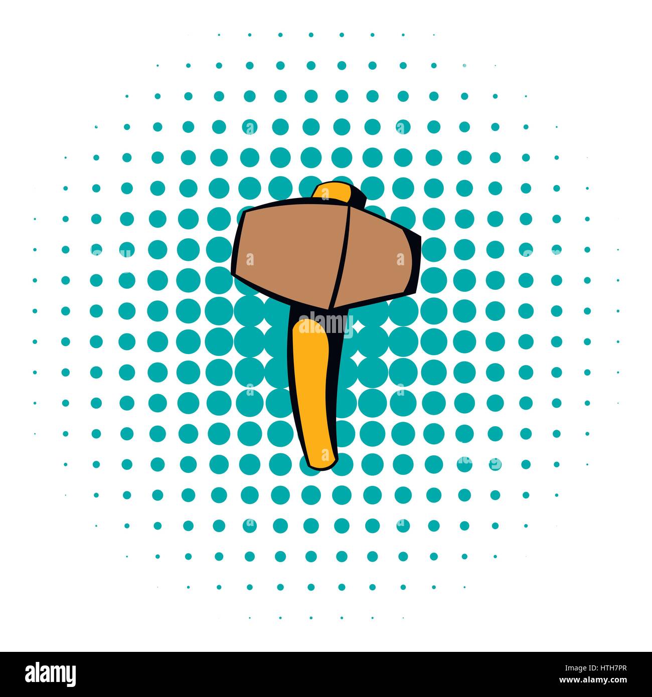Sledgehammer icon, comics style Stock Vector Image & Art Alamy