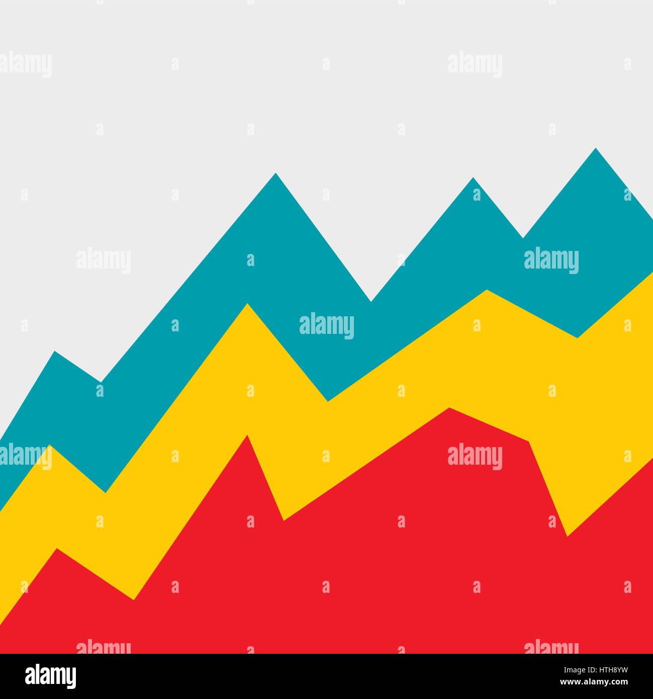 Business graph icon, flat style Stock Vector Image & Art - Alamy