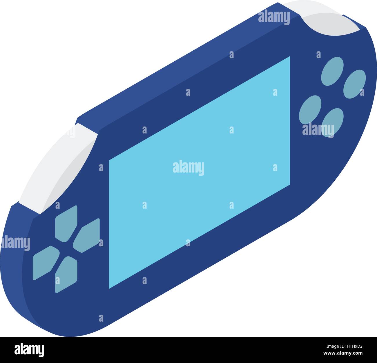 Handheld game console icon, isometric 3d style Stock Vector Image & Art