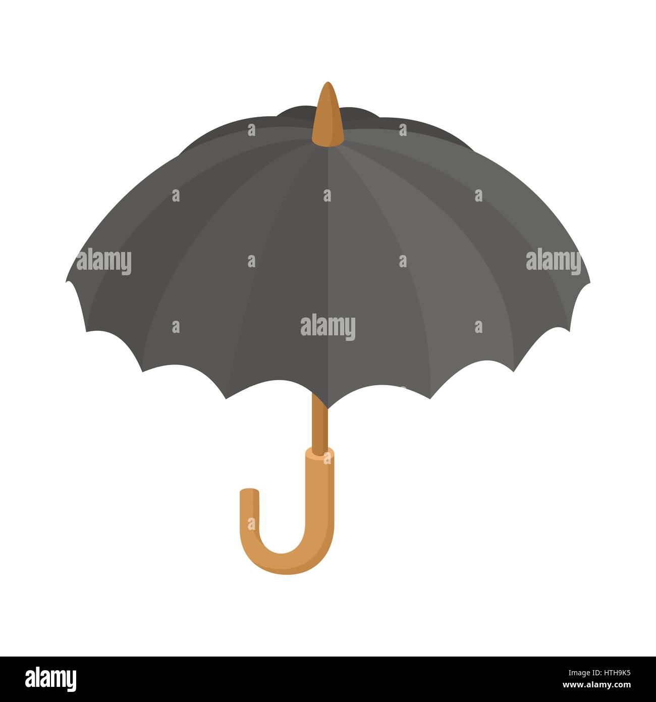 Black umbrella icon, cartoon style Stock Vector Image & Art - Alamy