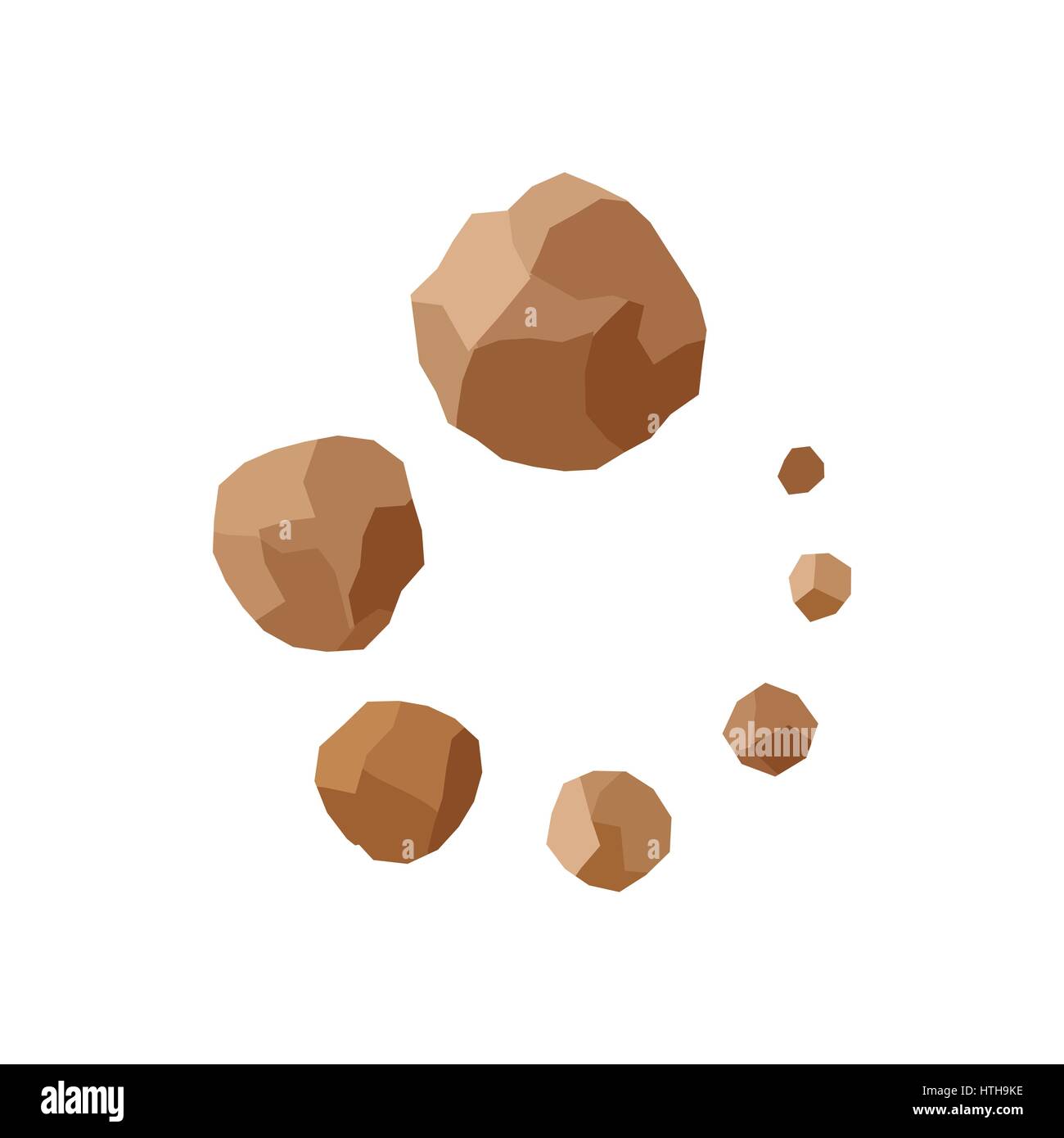 Loading process circular icon, cartoon style Stock Vector Image & Art ...