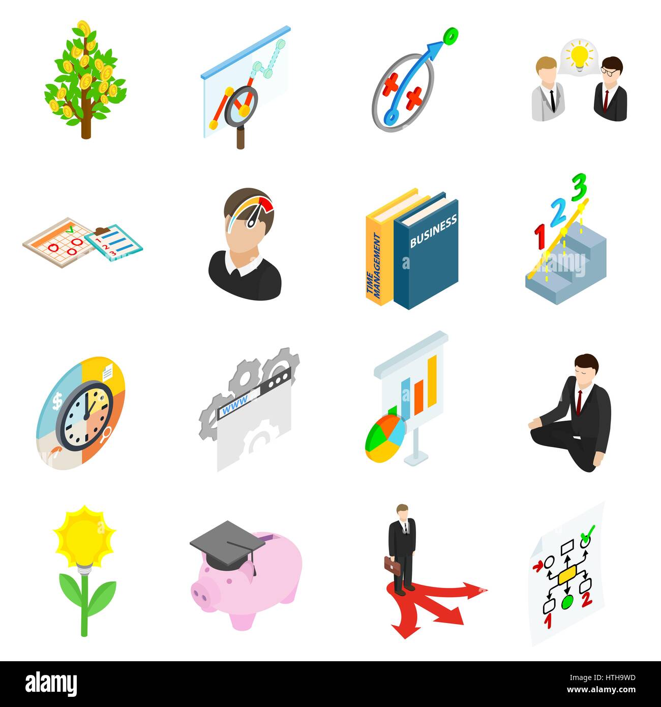 Business planning icons set Stock Vector Image & Art - Alamy
