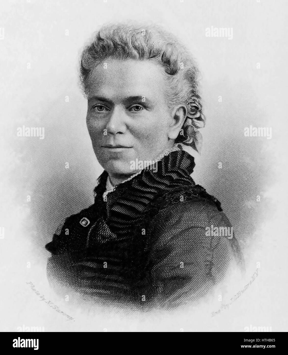 MATILDA GAGE (1826-1898) American suffragist and abolitionist Stock Photo