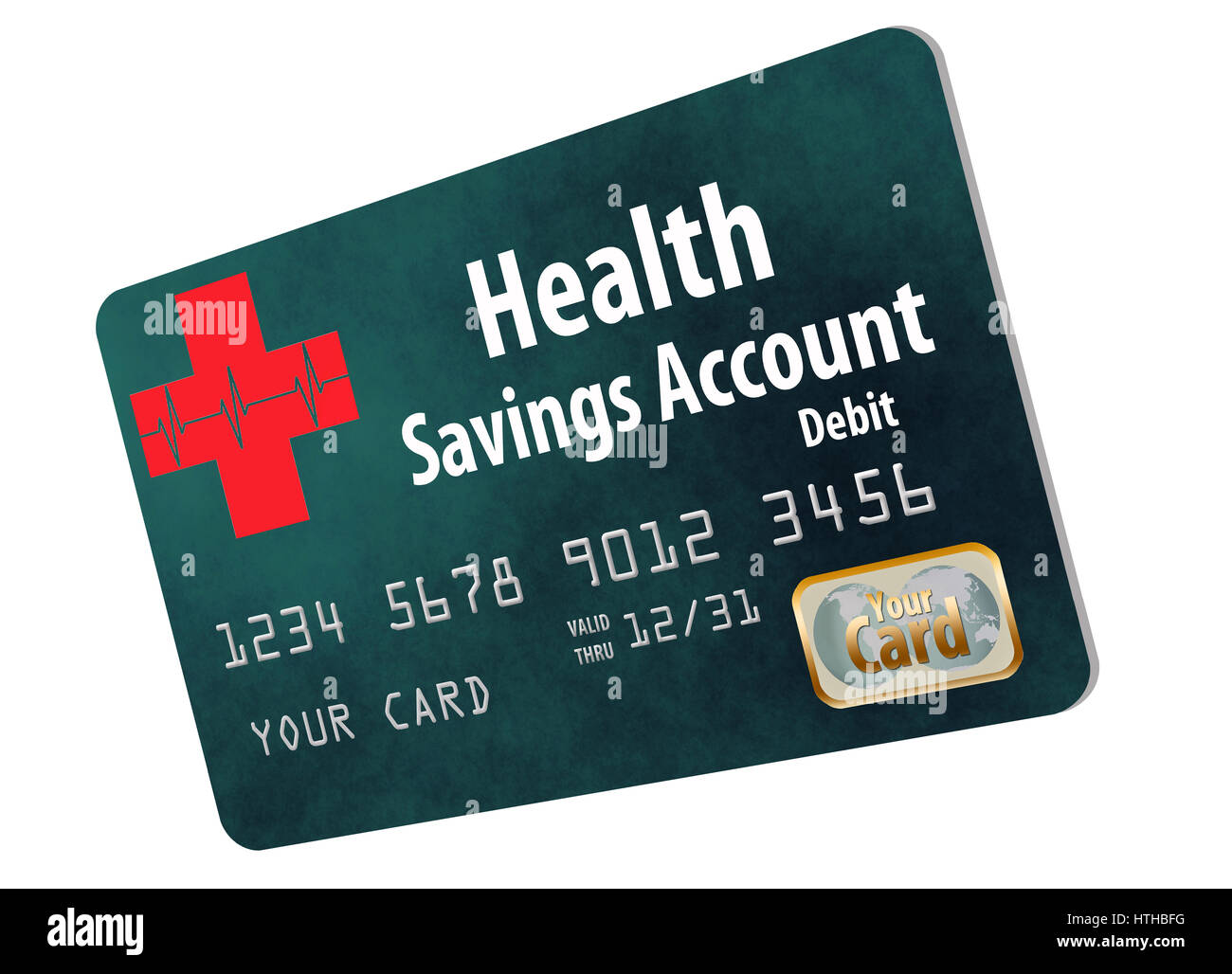 Health Savings Account debit card Stock Photo Alamy