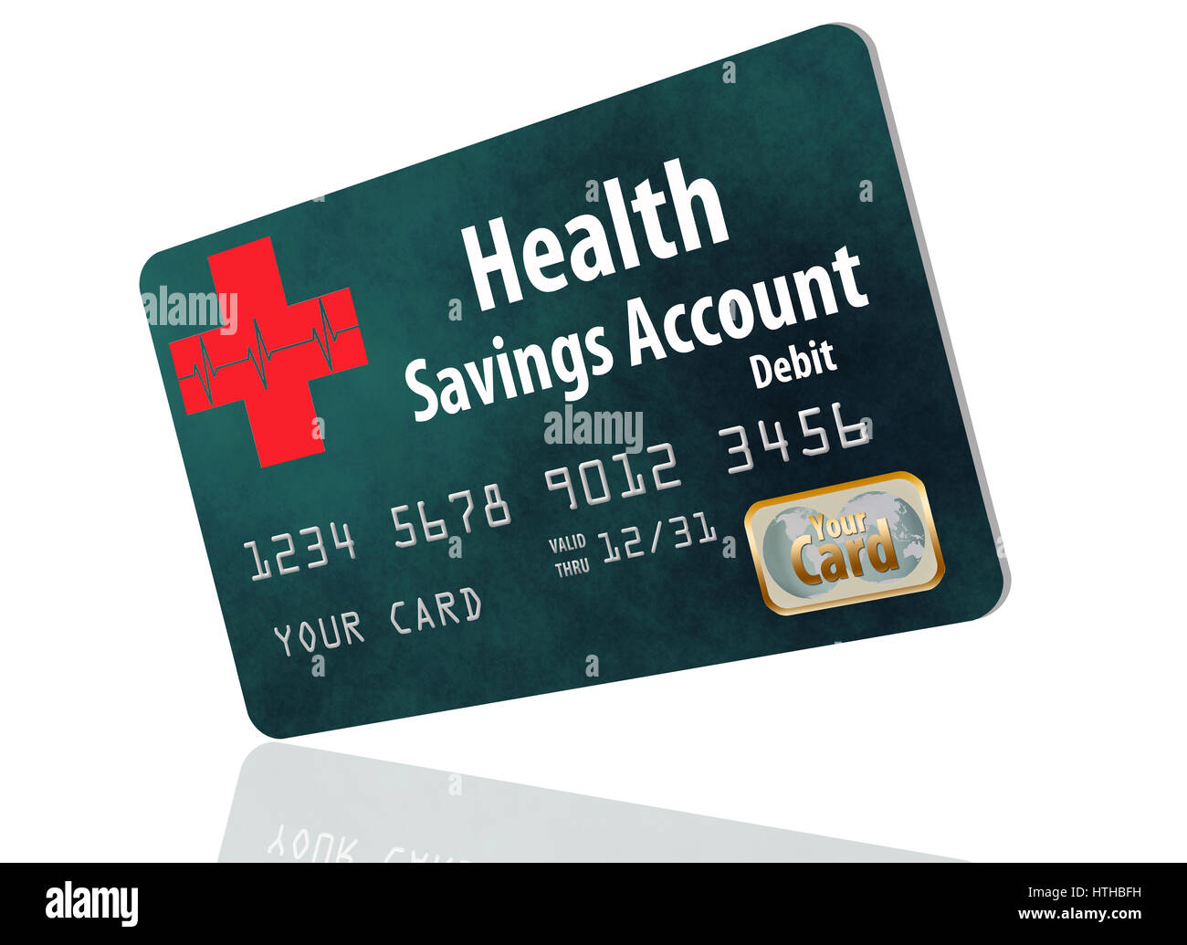 Health Savings Account debit card Stock Photo Alamy