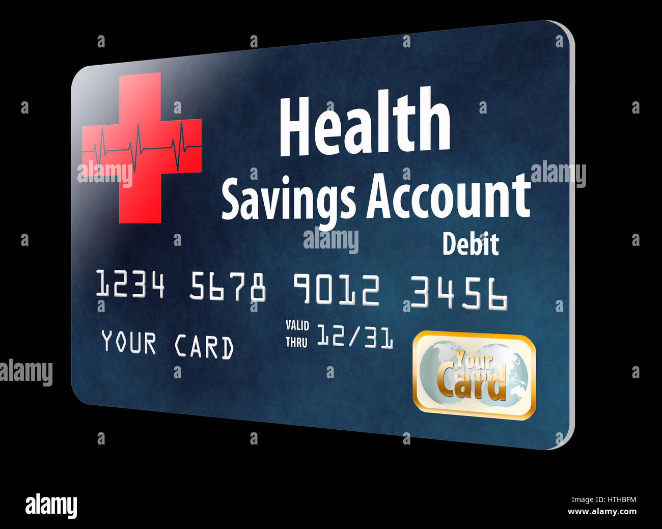 Health Savings Account debit card Stock Photo Alamy
