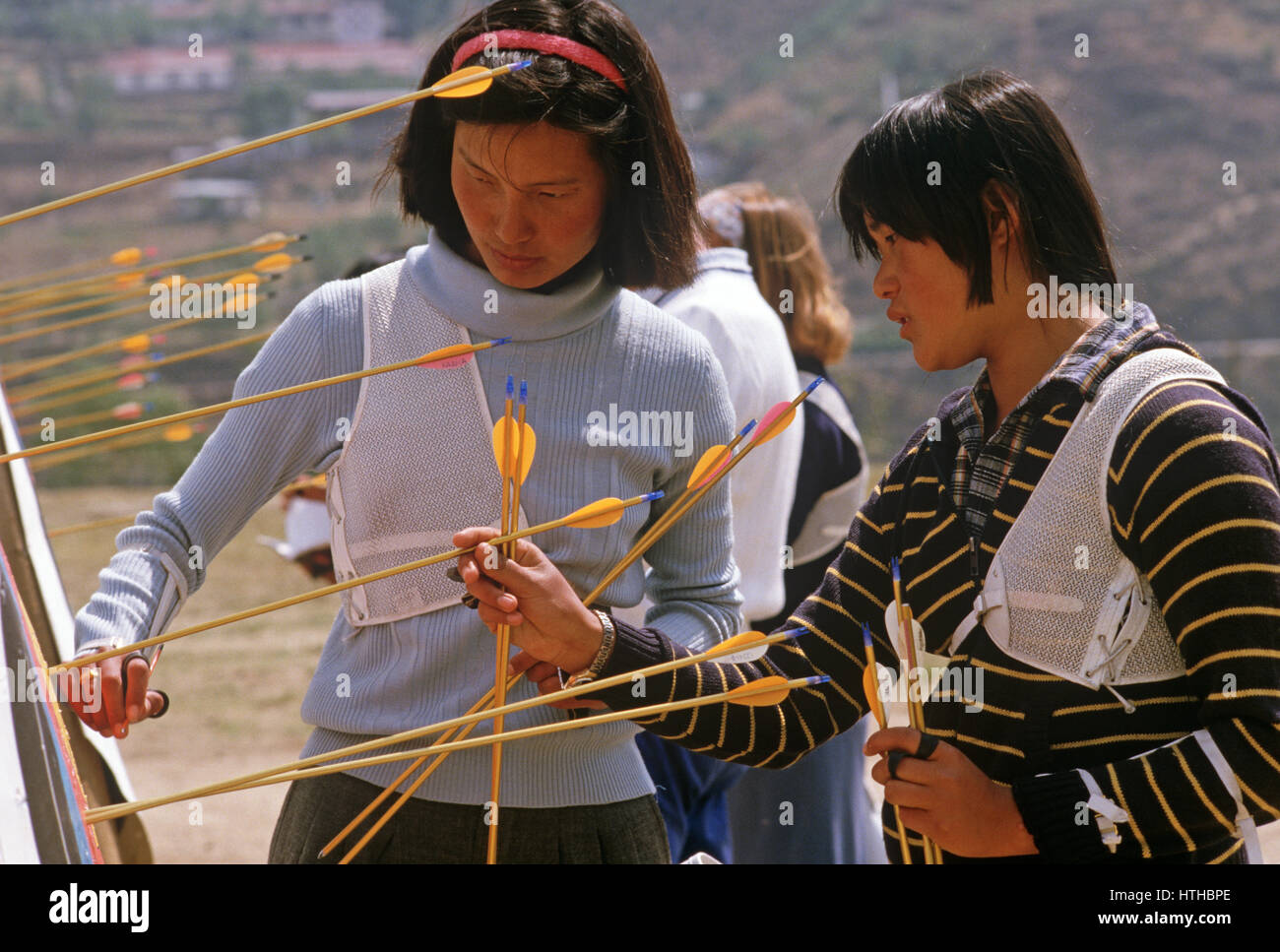 Training for the 1984 Olympic Bhutan National Archery Team, Bhutan