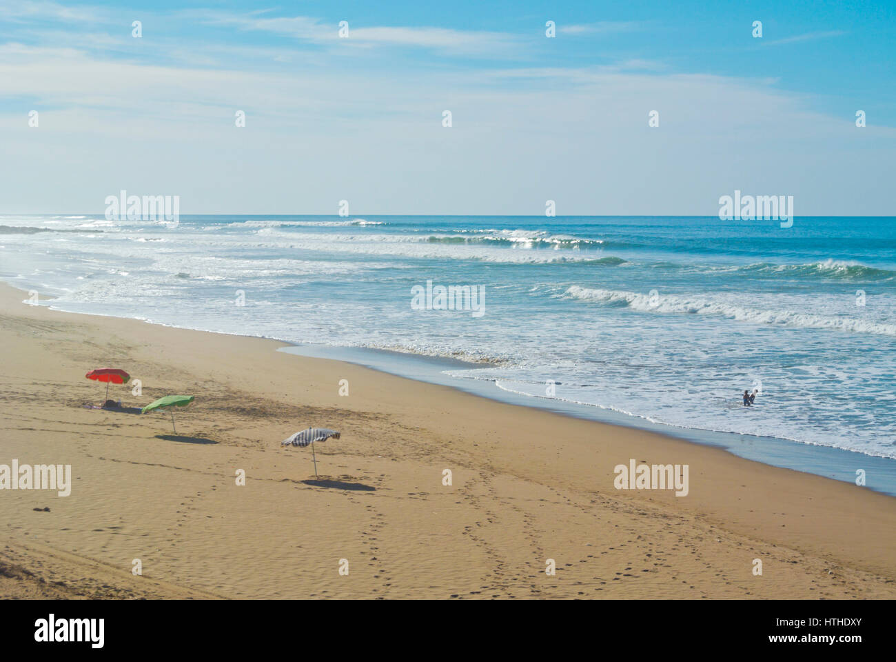 Beach, Aglou Plage, Morocco Stock Photo