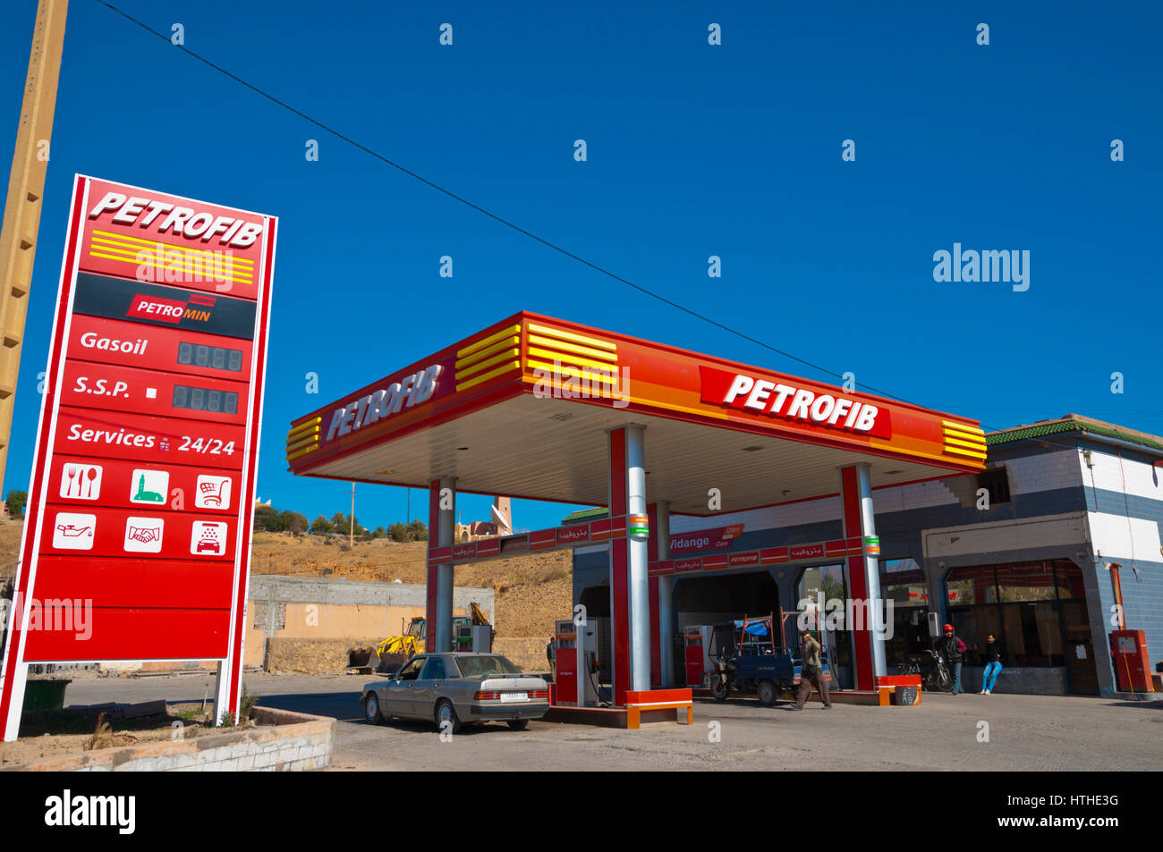 Morocco petrol station hires stock photography and images Alamy