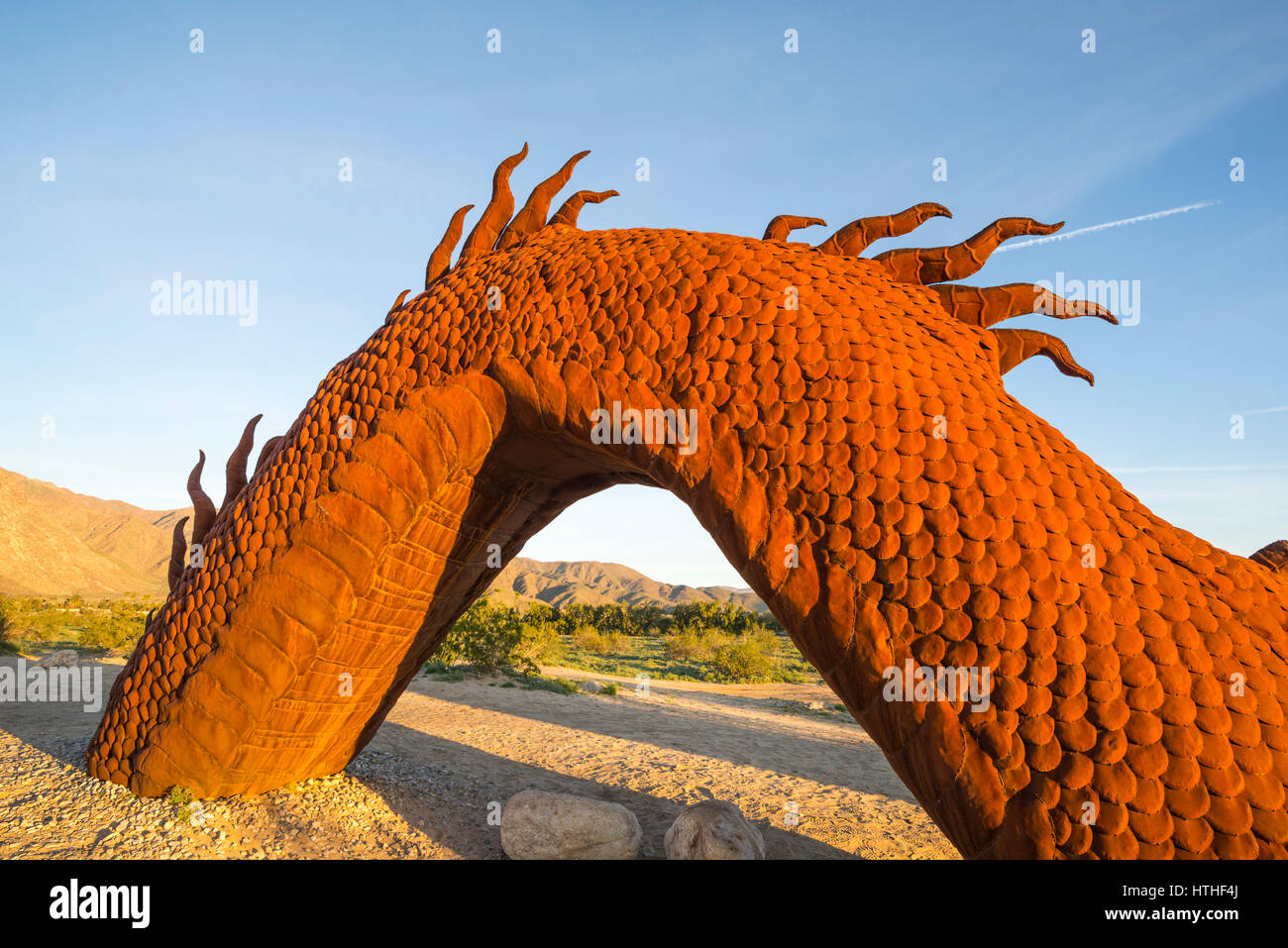 Metal sculpture artwork (by Ricardo Breceda). Borrego Springs