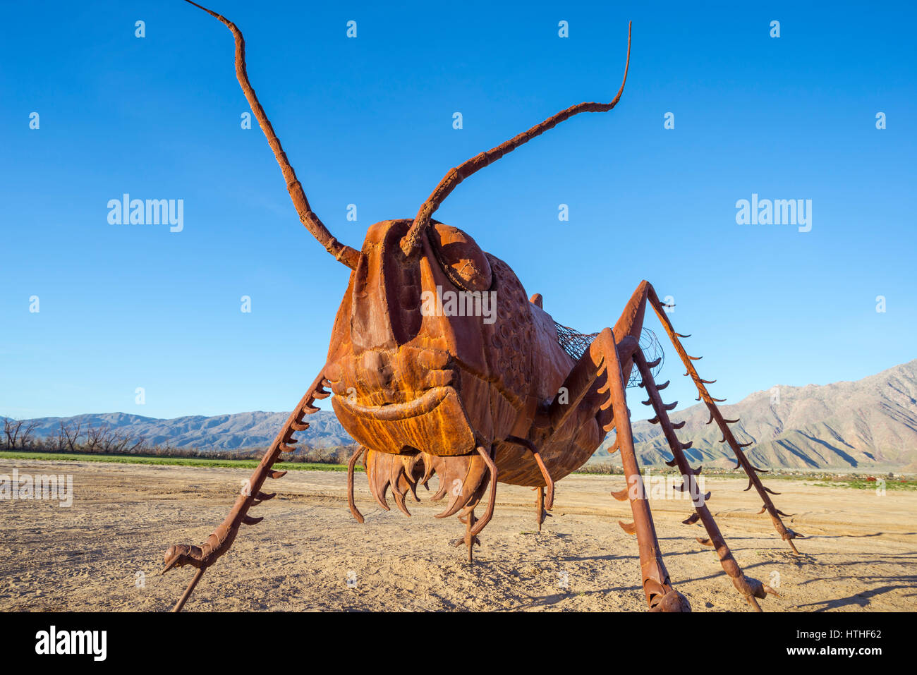 Metal sculpture artwork (by Ricardo Breceda). Borrego Springs