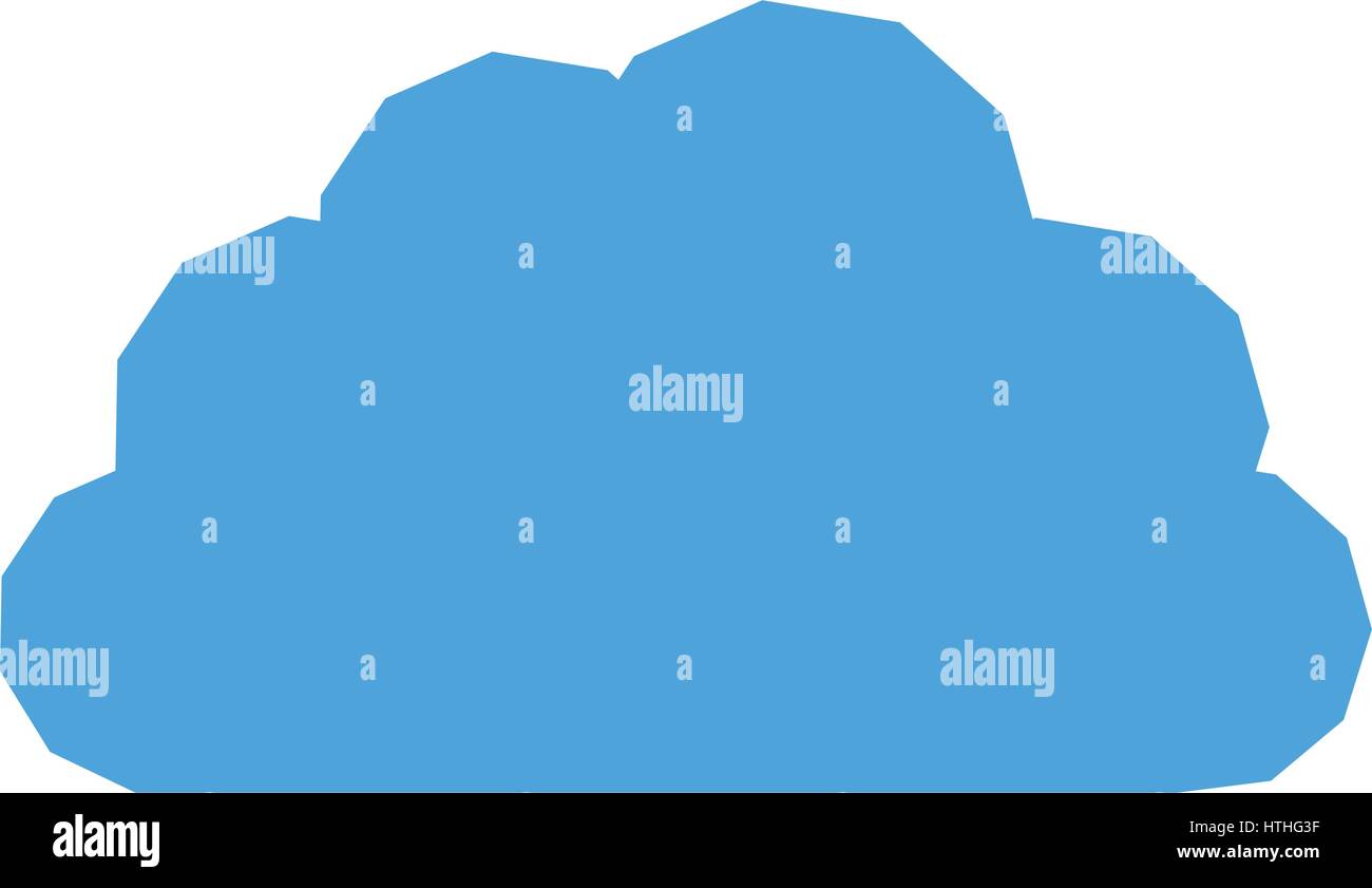 cloud icon illustrated on a white background in vector Stock Vector ...