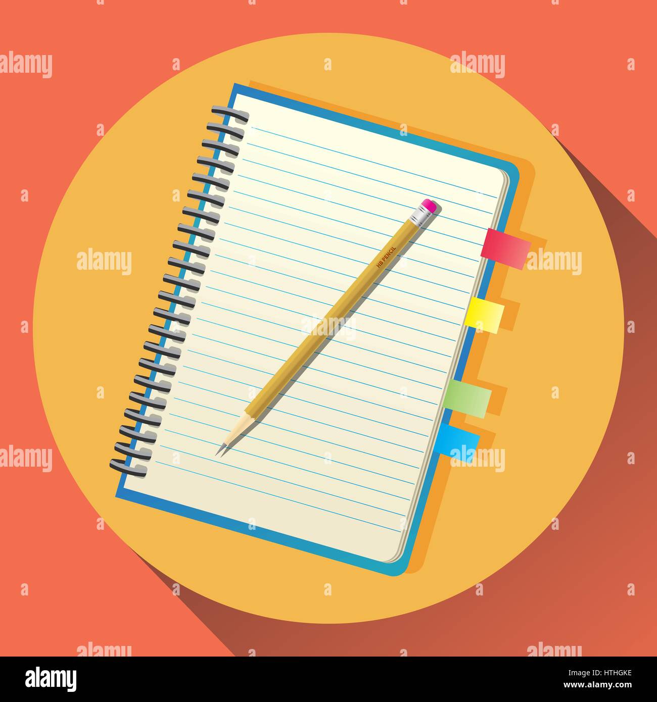 Premium Vector  Vector single cartoon spiral notebook isolated on white  background, vector illustration.