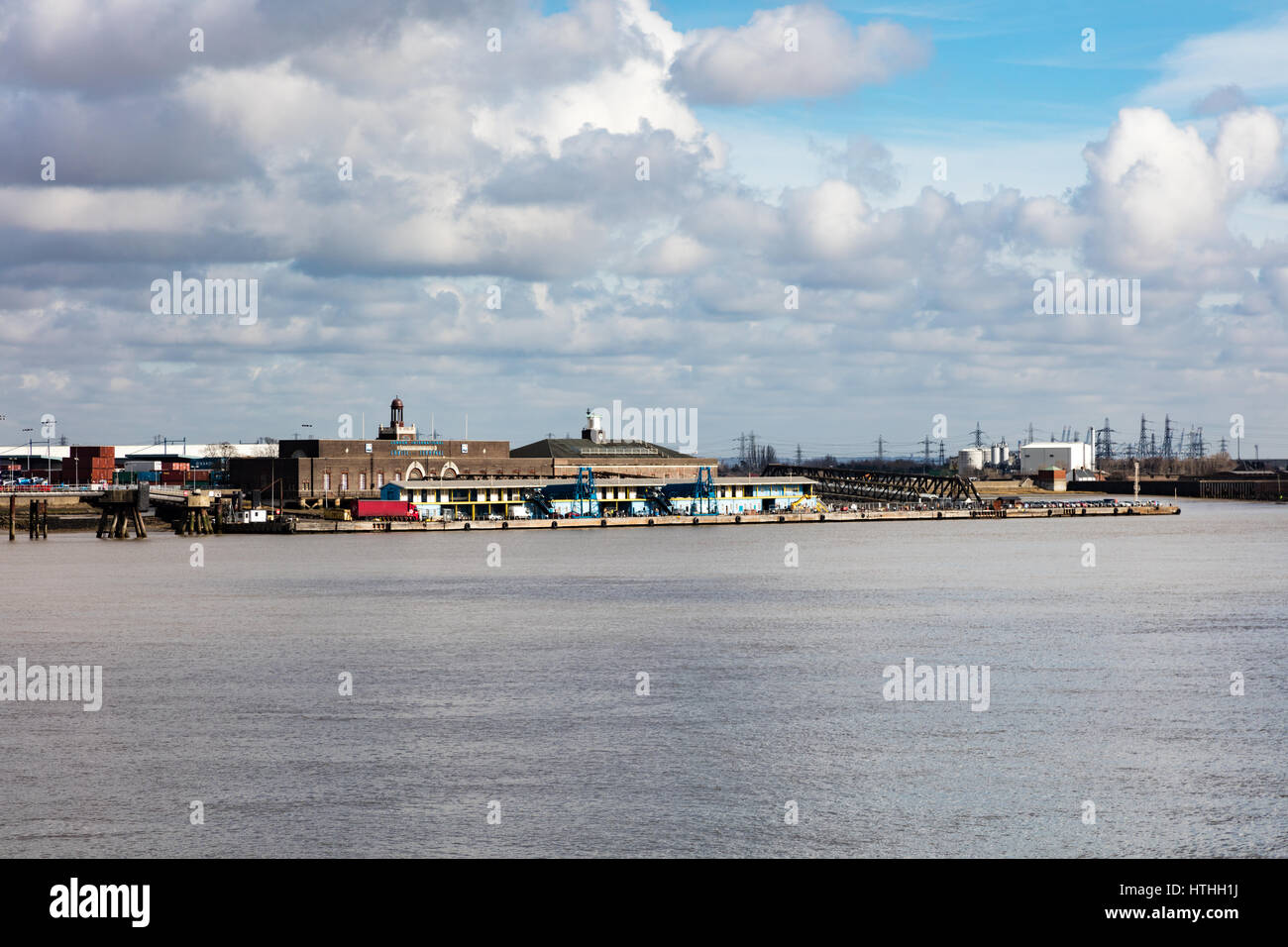 London International Cruise Terminal on the River Thames at Tilbury ...