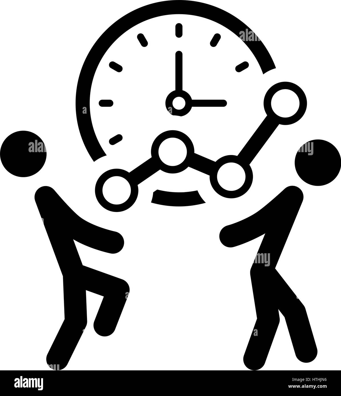 Time for Growth Icon. Flat Design. Business Concept. Isolated ...