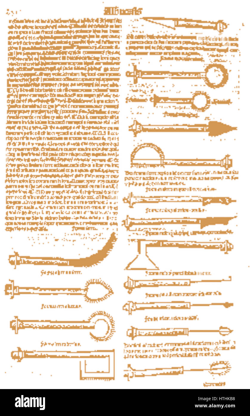 Alzahrawi surgical tools Stock Photo Alamy